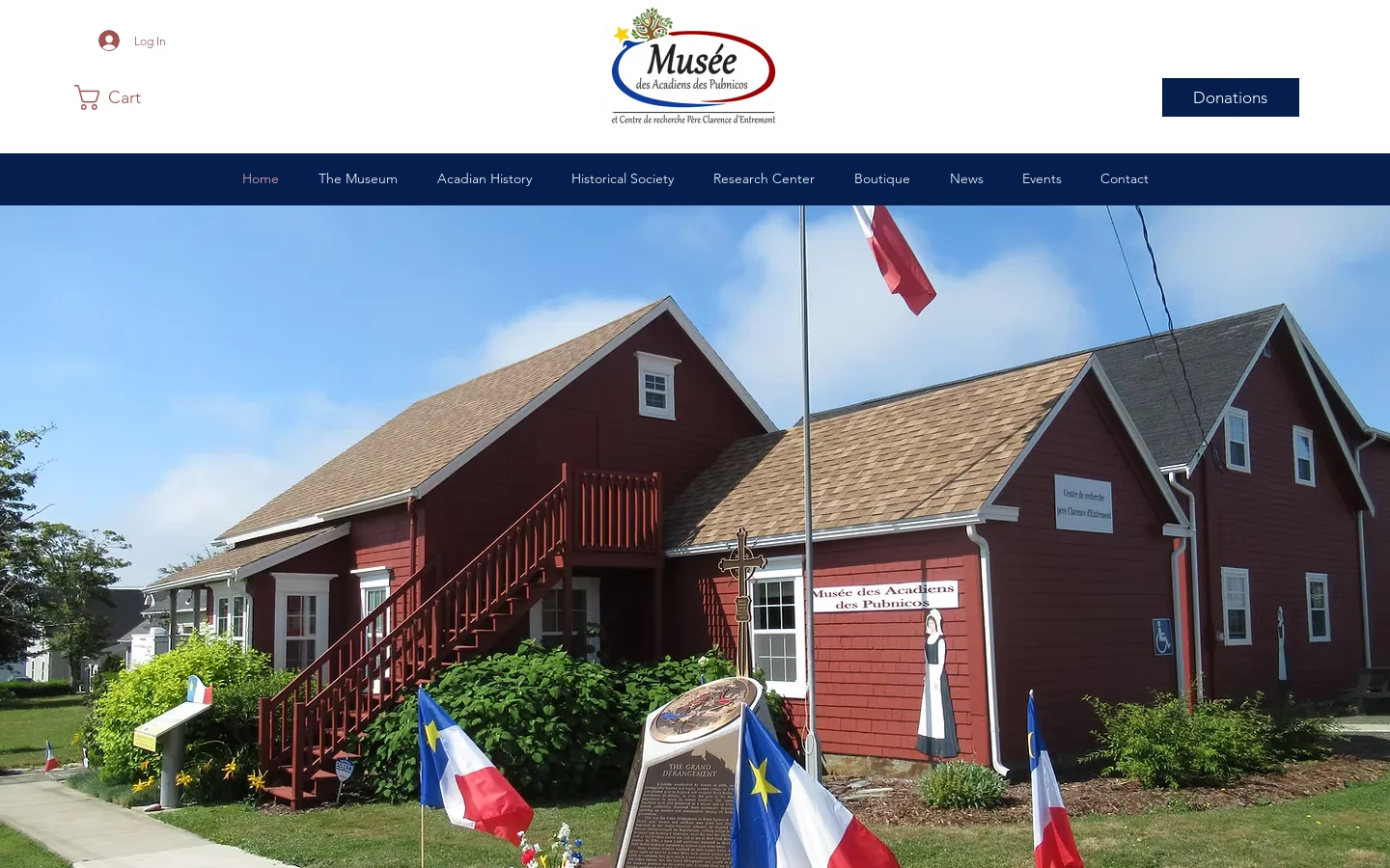 Musée des Acadiens des Pubnicos | Nova Scotia Heritage Museum Homepage screenshot