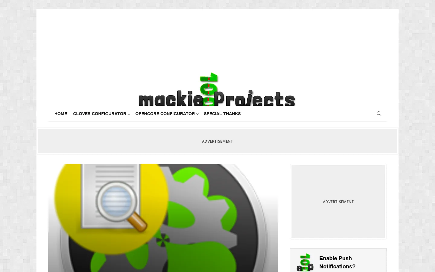 mackie100 projects Homepage screenshot