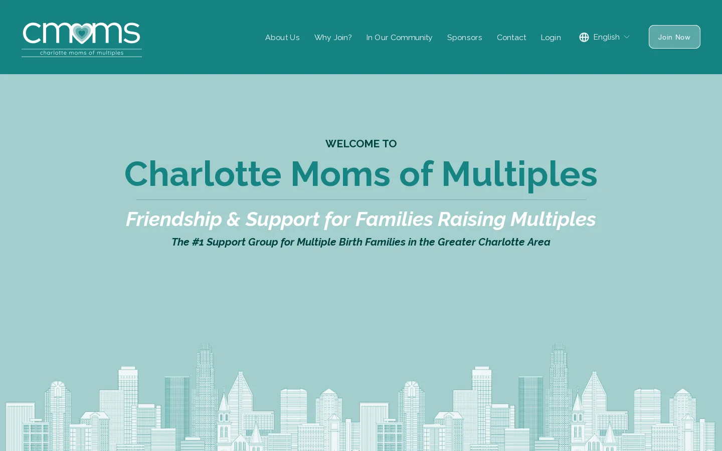 Charlotte Moms of Multiples | Join Our Support Network Homepage screenshot