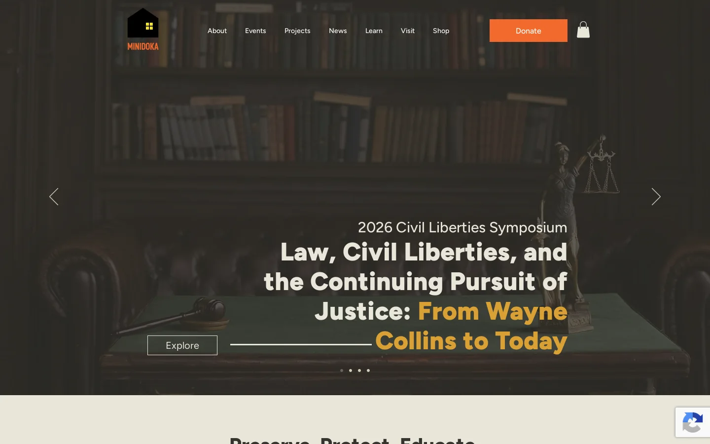 Friends of Minidoka | Nonprofit Partner of the Minidoka National Historic Site Homepage screenshot