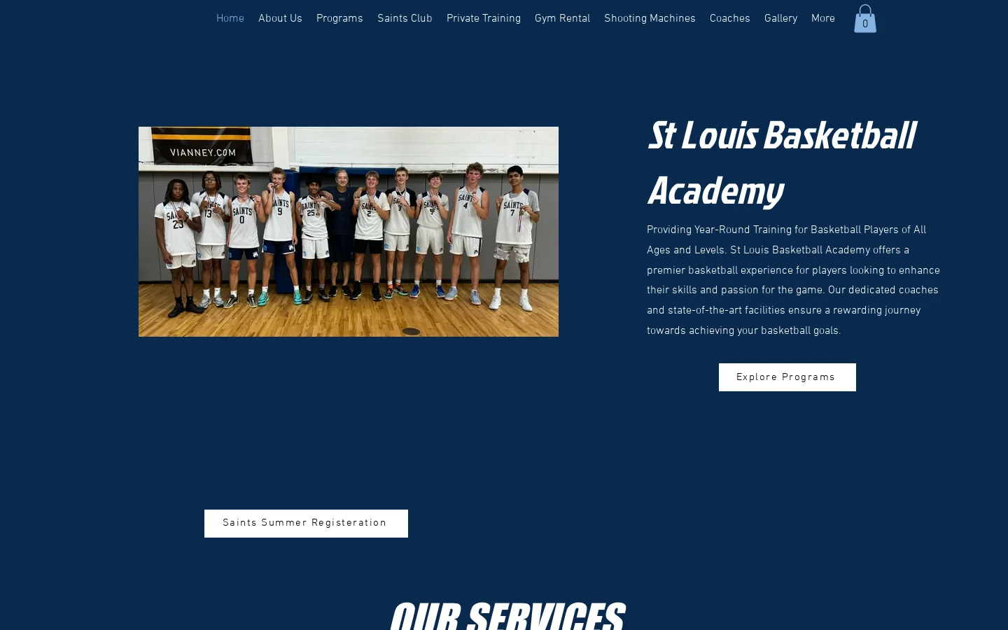 stlbball Homepage screenshot