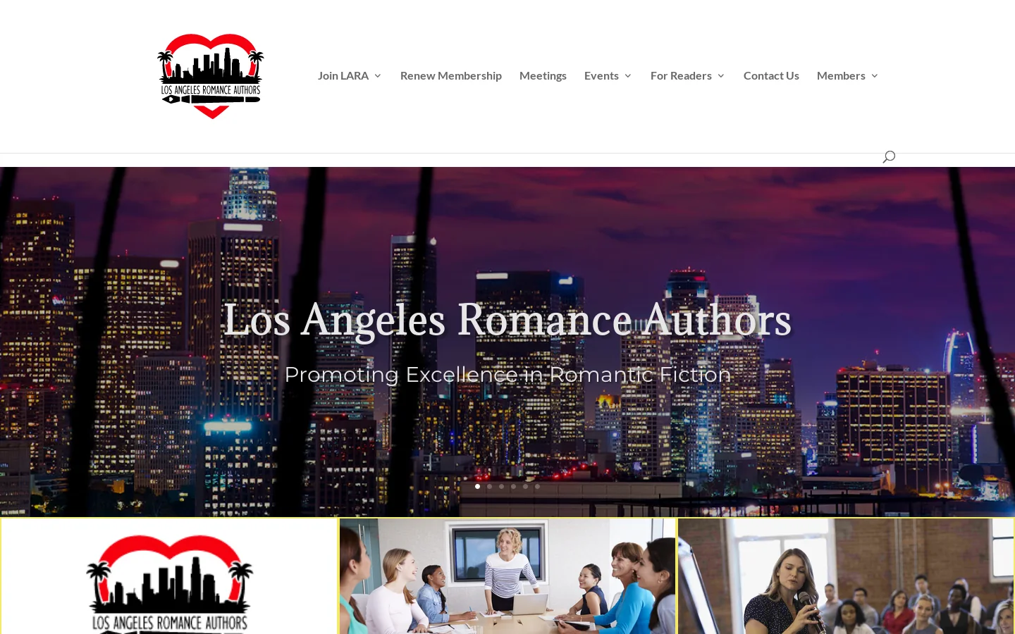 LARA RWA.com Homepage screenshot
