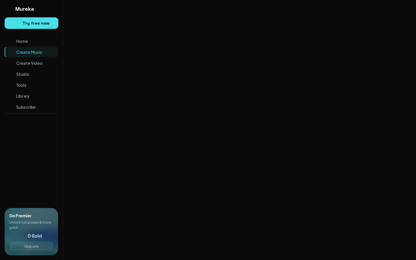 Mureka Homepage screenshot