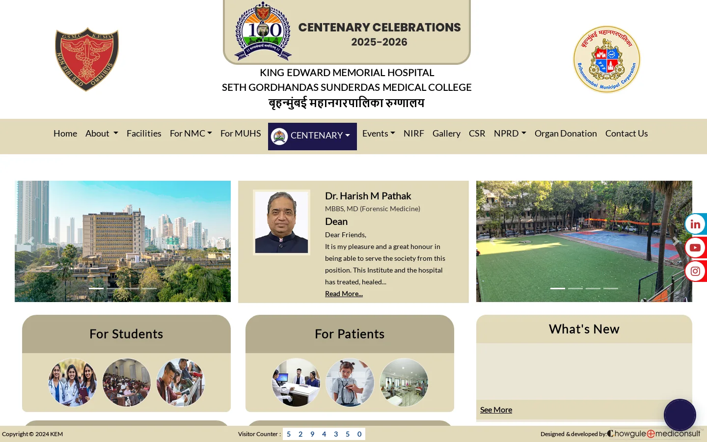 Home - KING EDWARD MEMORIAL HOSPITALKING EDWARD MEMORIAL HOSPITAL Homepage screenshot