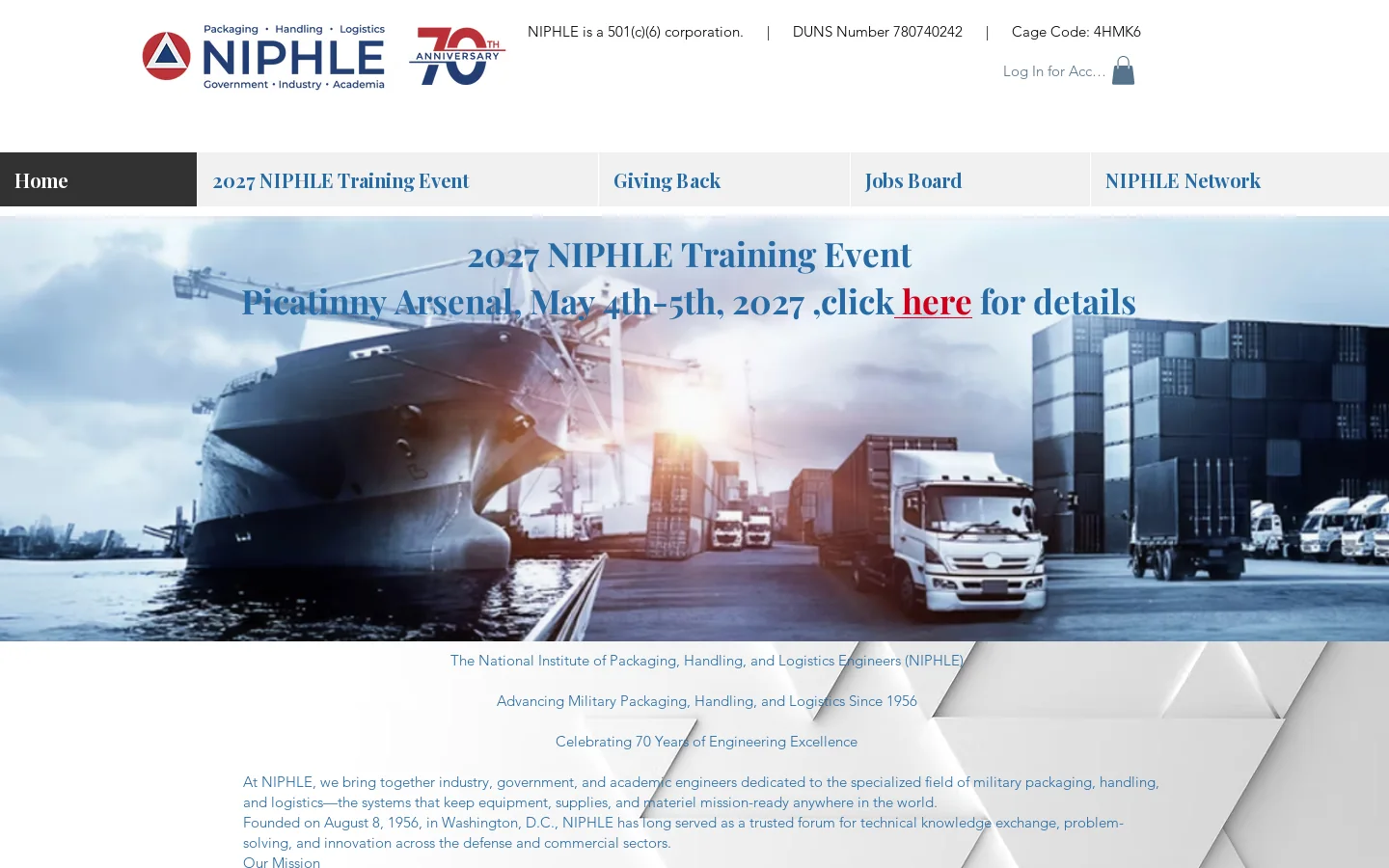 NIPHLE Homepage screenshot