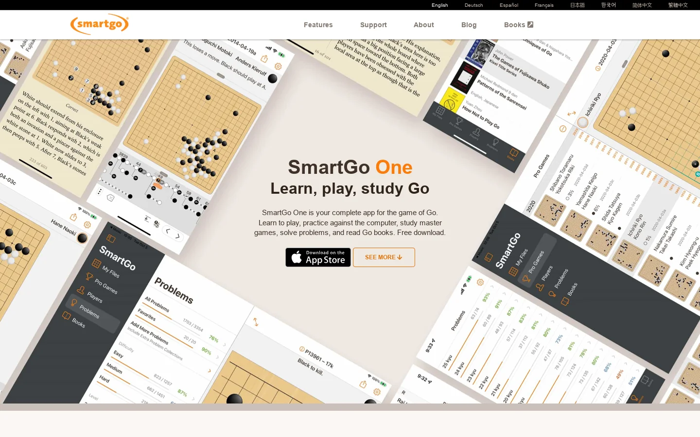 SmartGo • Software for the Game of Go Homepage screenshot