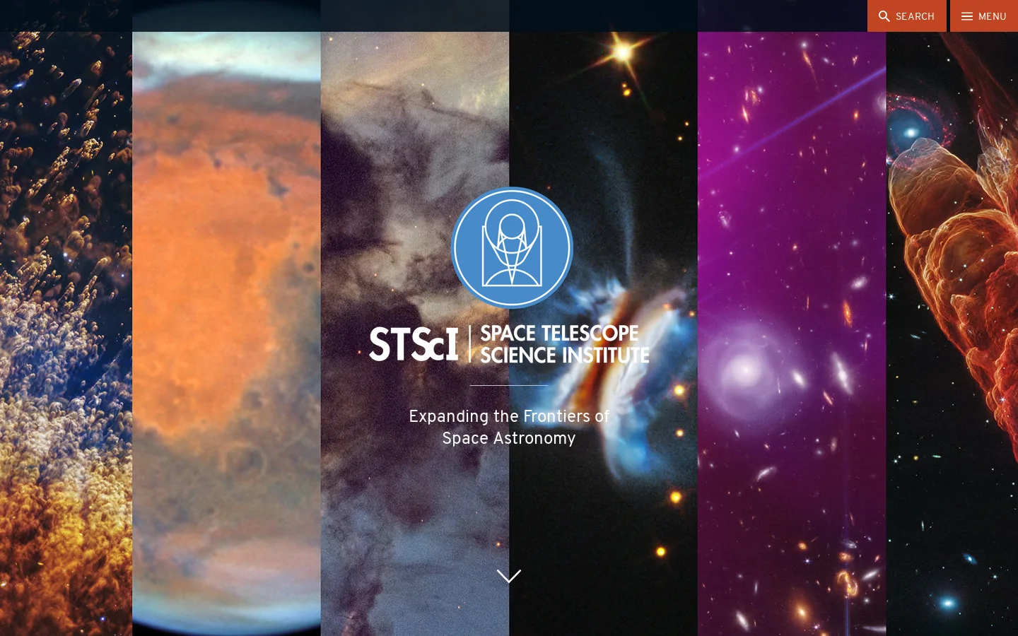 STScI Homepage screenshot