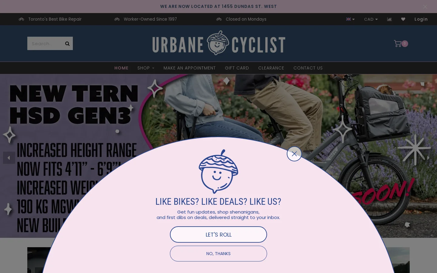 Urbane Cyclist | Toronto's Only Worker-Owned Co-Operative Bike Shop - Urbane Cyclist | Toronto's Only Worker-Owned Co-Operative Bike Shop Homepage screenshot