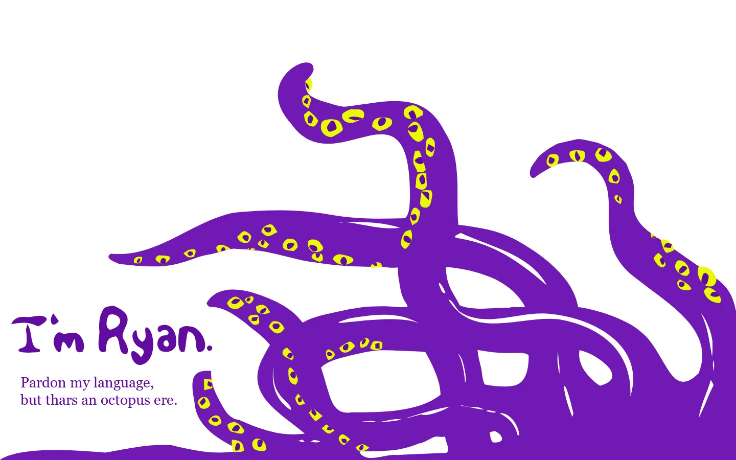 Ryan's site Homepage screenshot