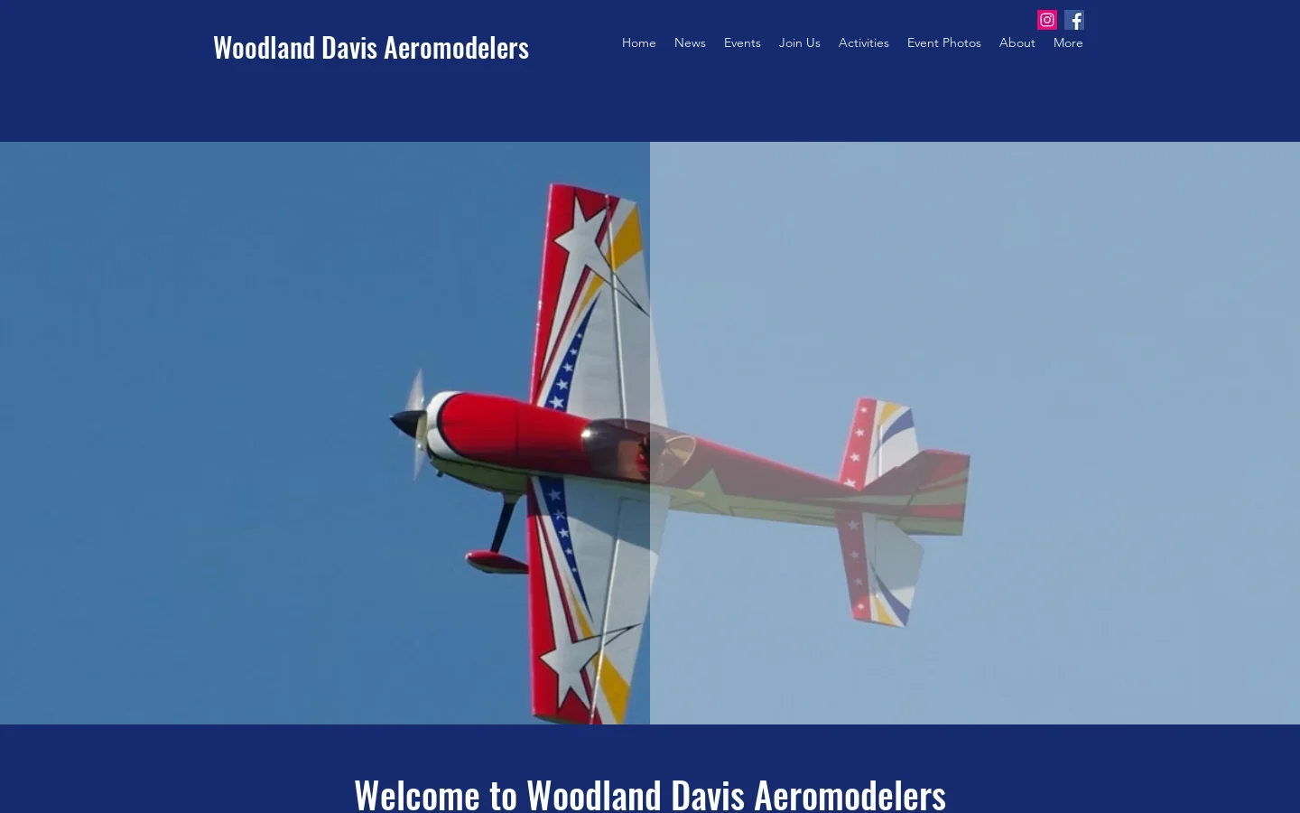 Rc Field | Woodland/davis Aeromodelers Homepage screenshot