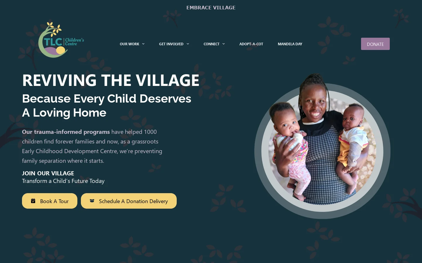 Home - Homepage screenshot