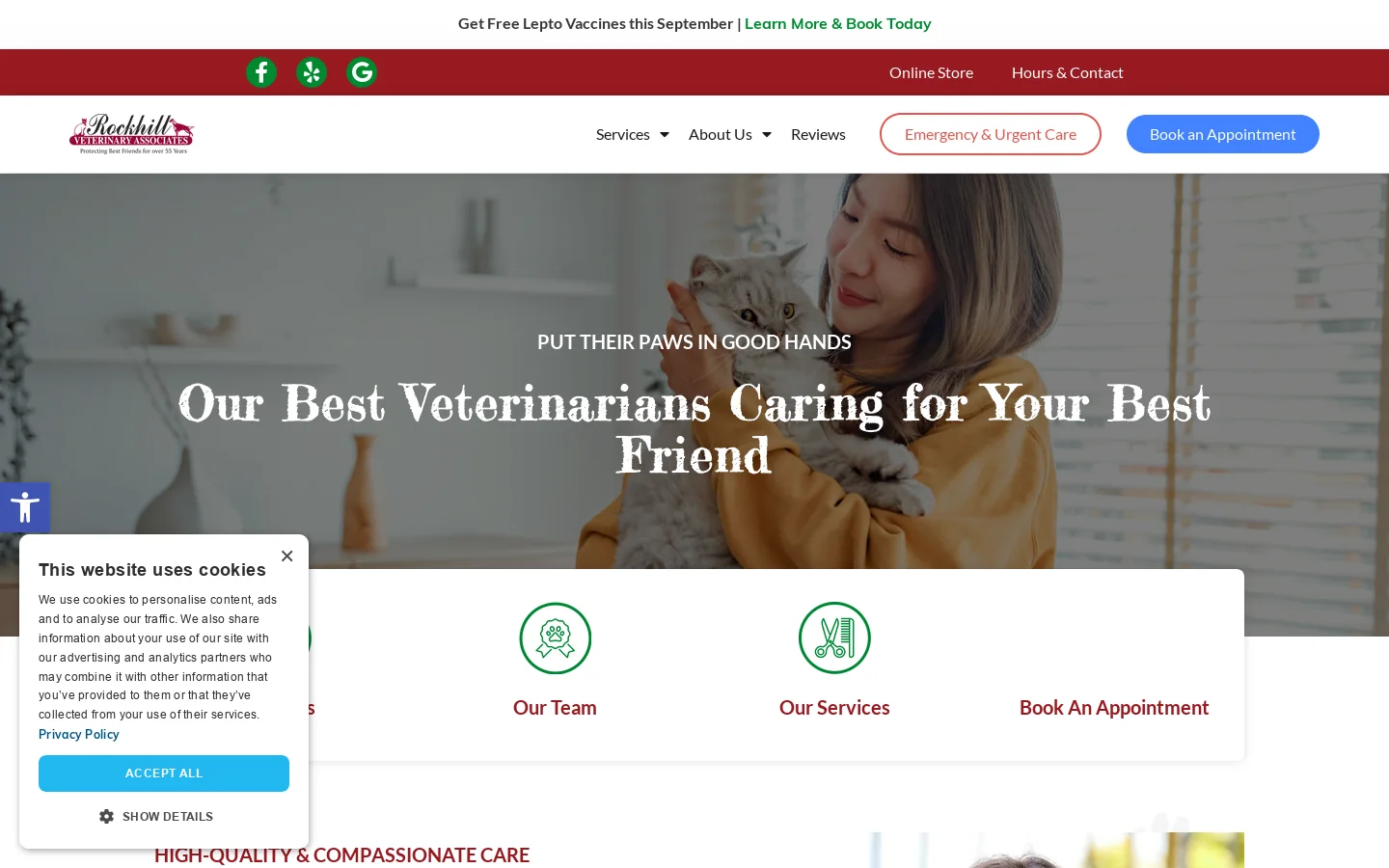 Veterinarians in Sellersville | Animal Hospital Sellersville Homepage screenshot