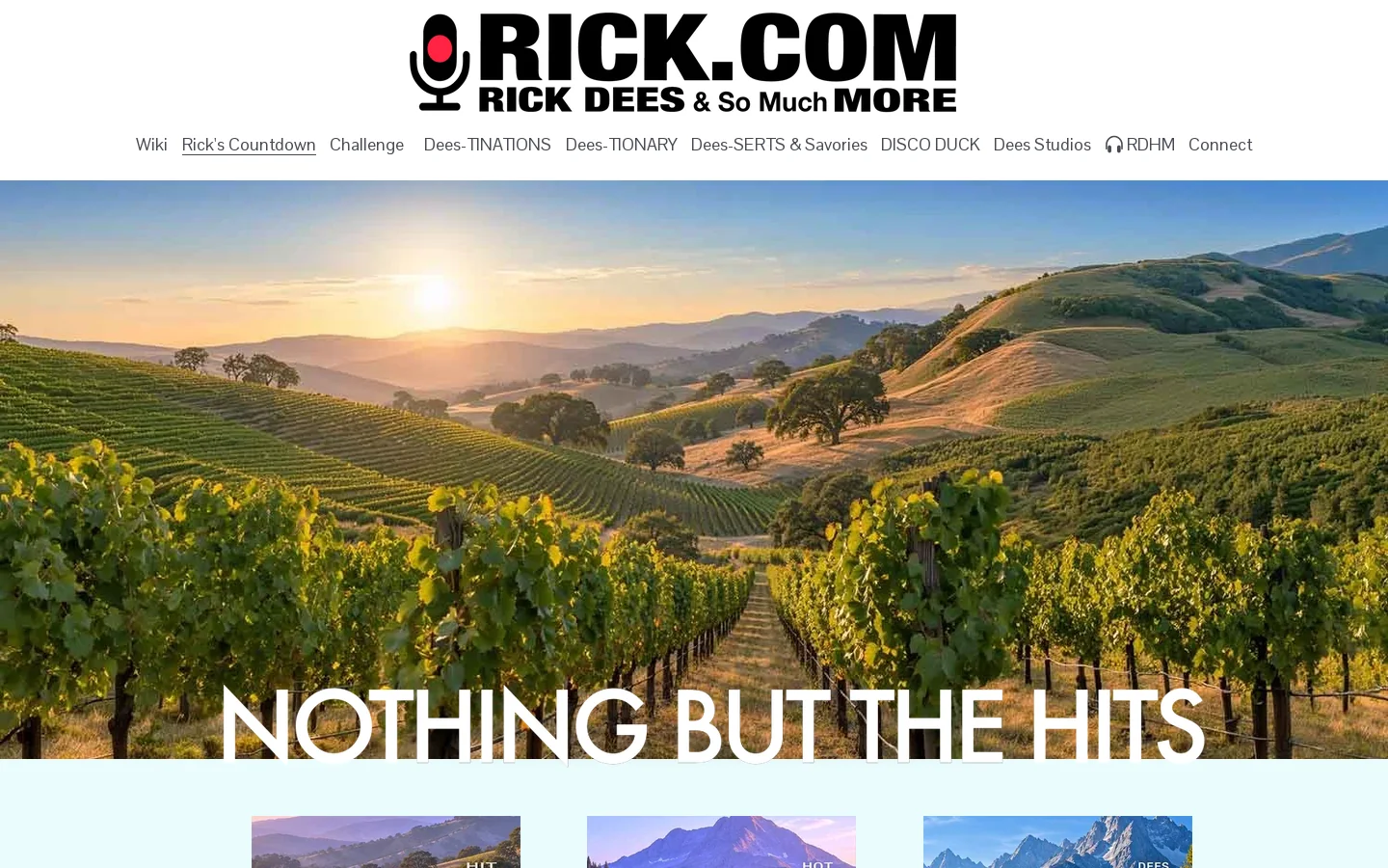 Rick.com Homepage screenshot