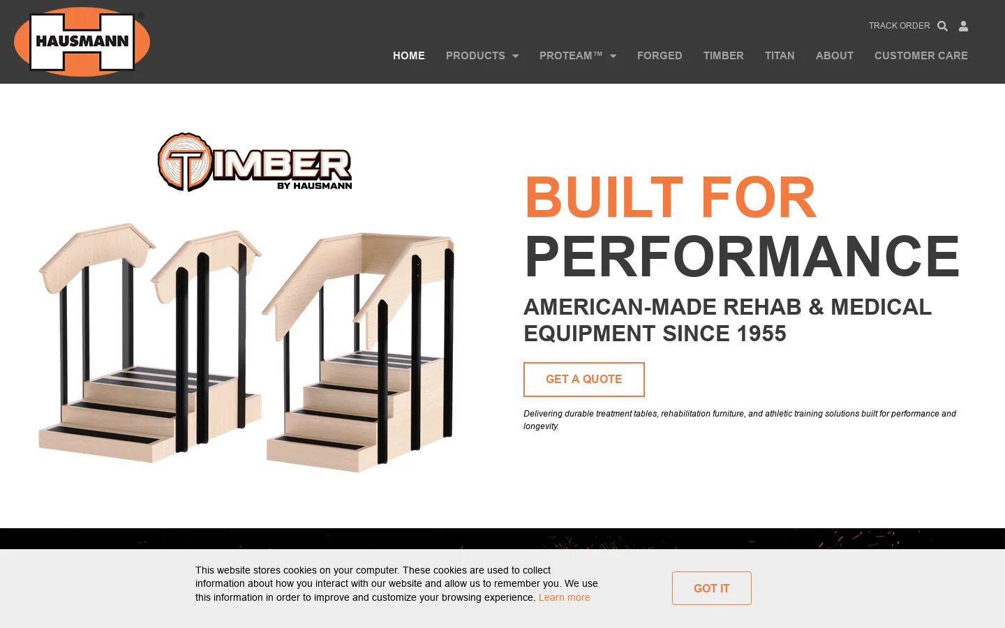 Hausmann Industries Homepage screenshot