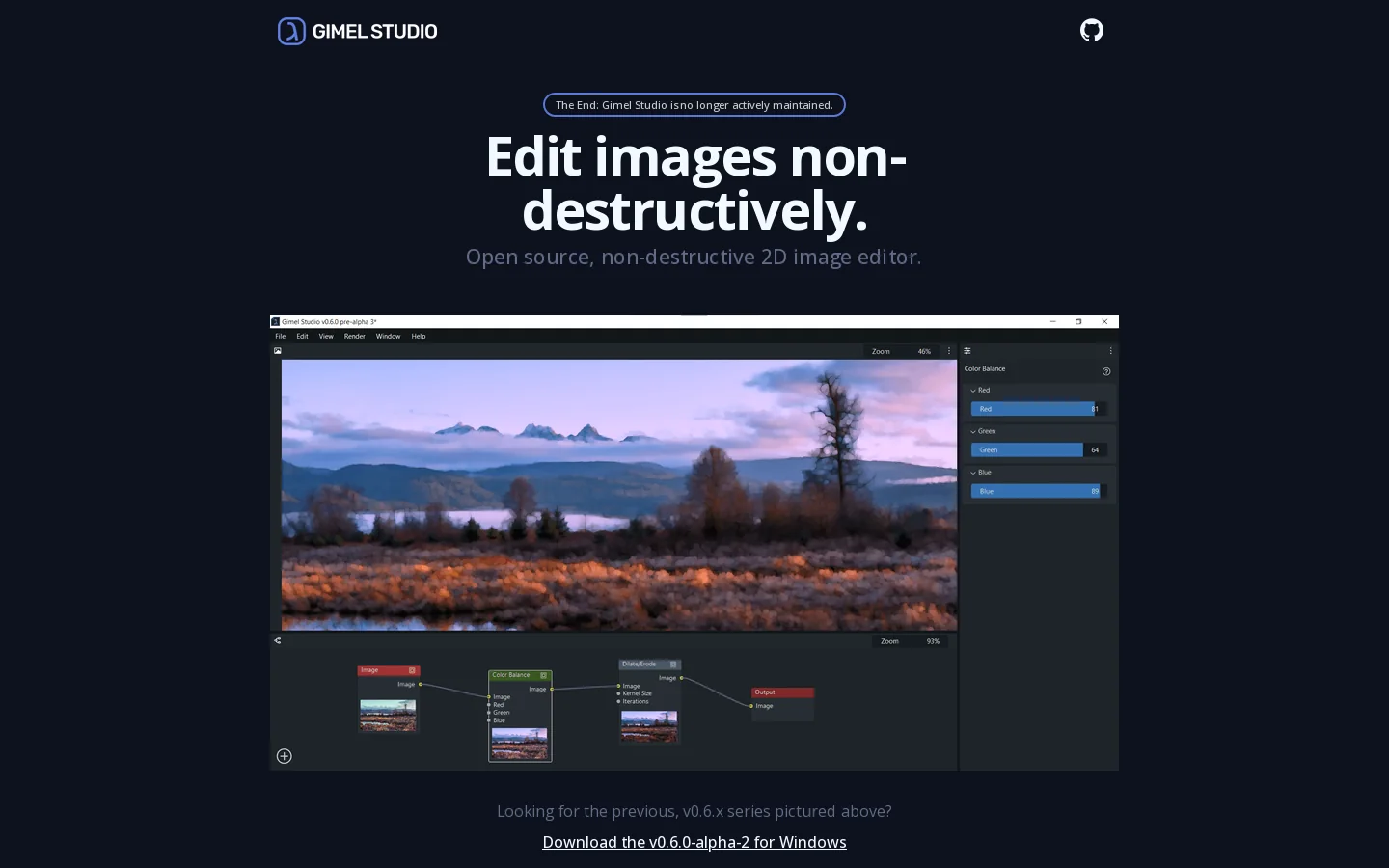 Gimel Studio Homepage screenshot