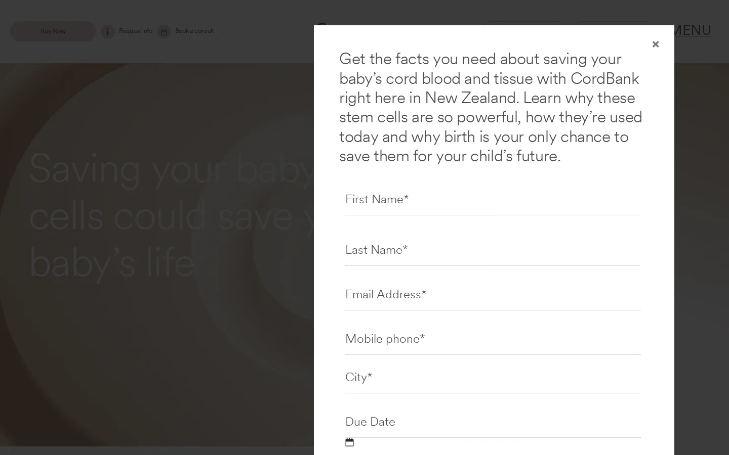 CordBank New Zealand Homepage screenshot