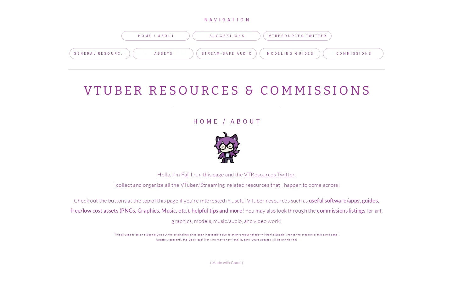 VTResources Homepage screenshot