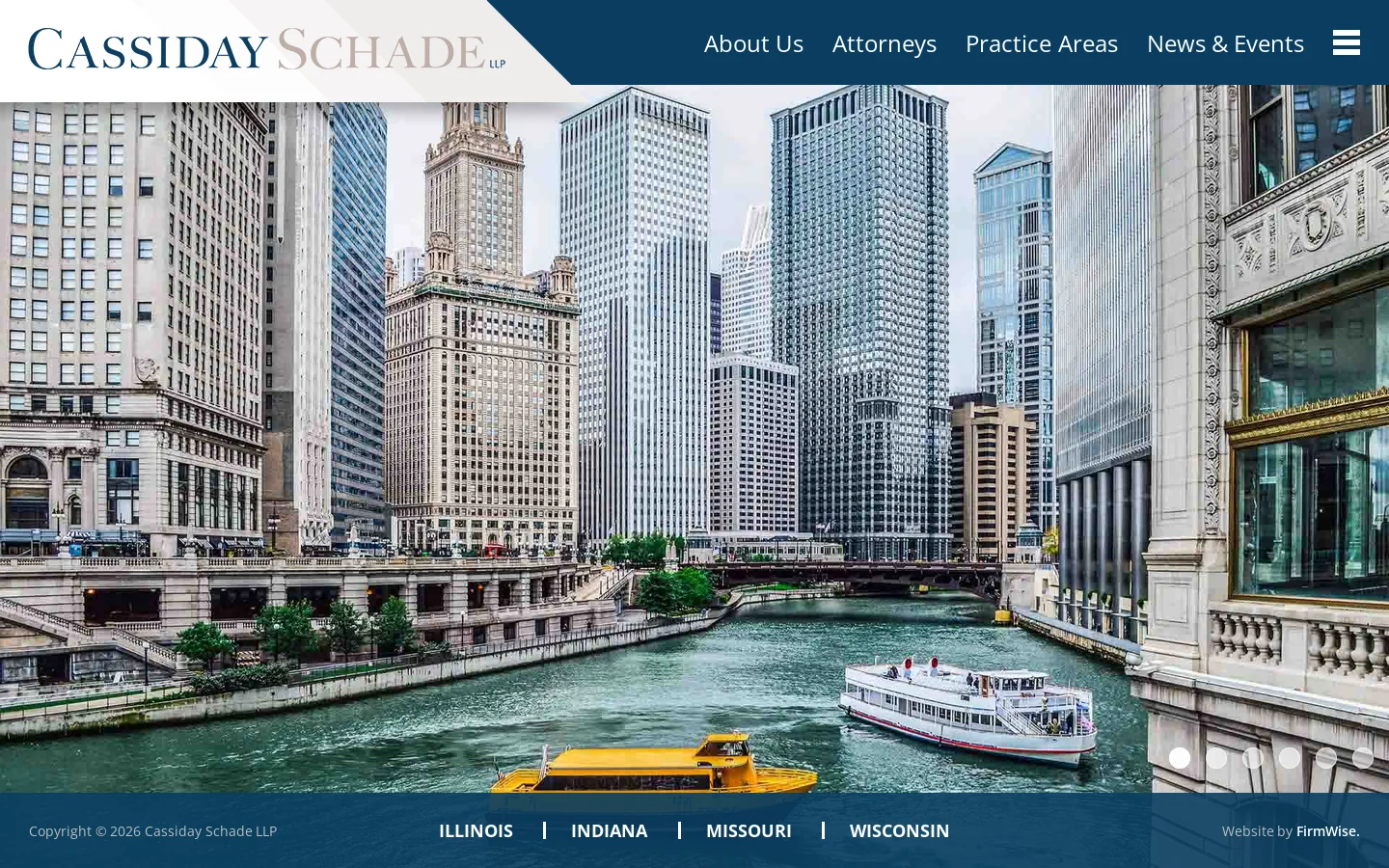 Cassiday Schade LLP Homepage screenshot