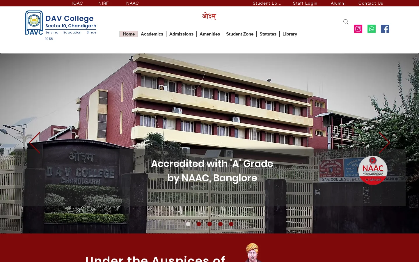 DAVCHD10 Homepage screenshot
