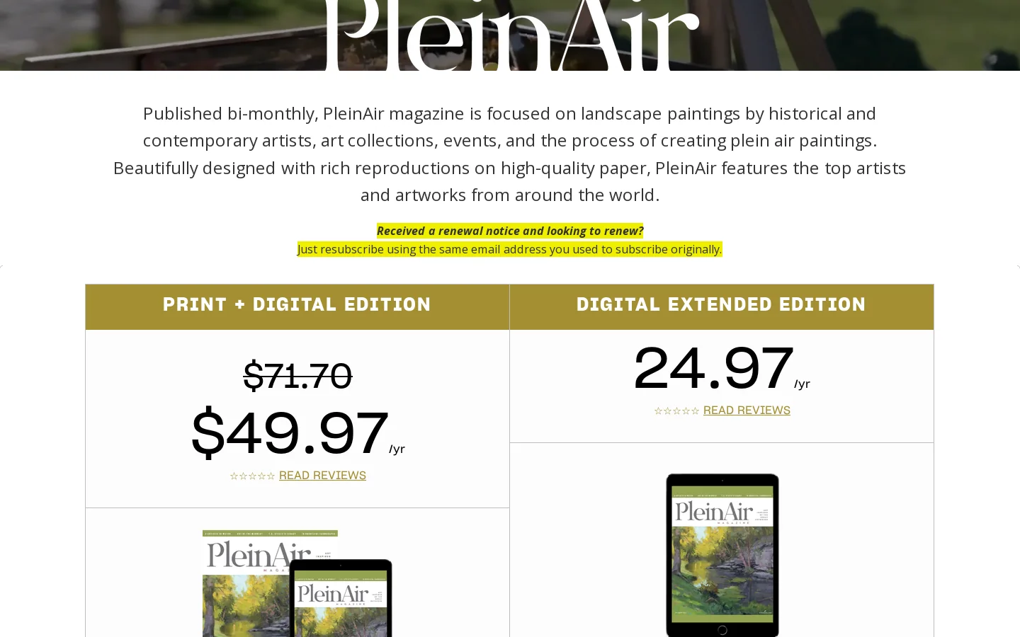 PleinAir Magazine Homepage screenshot