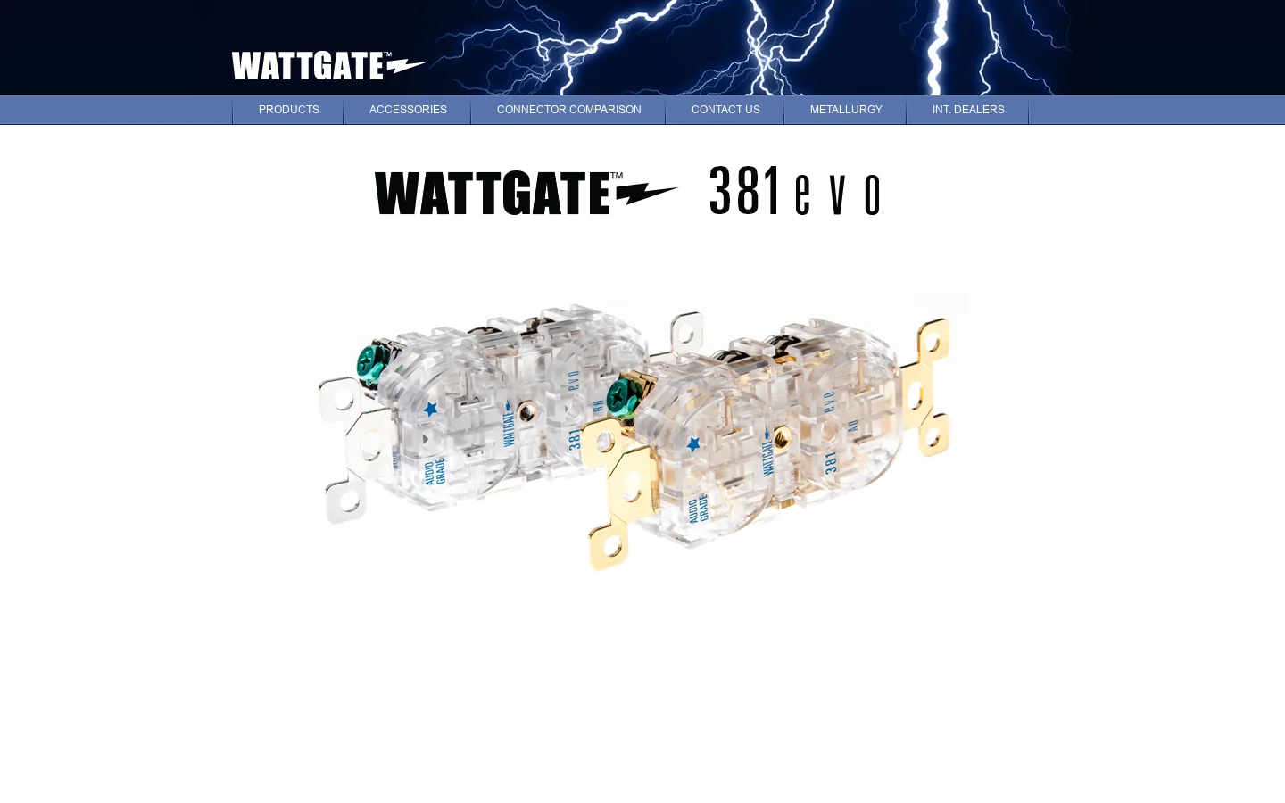 Wattgate Homepage screenshot
