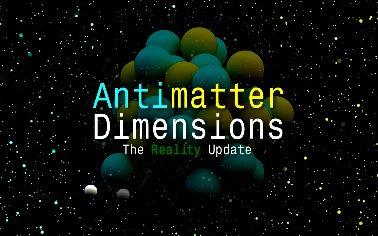 Antimatter Dimensions Homepage screenshot