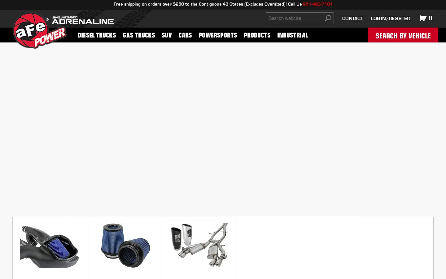 aFe POWER Homepage screenshot