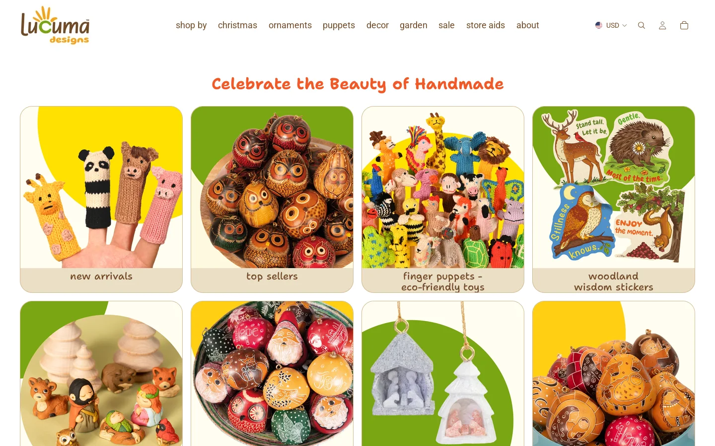 Lucuma Designs Homepage screenshot