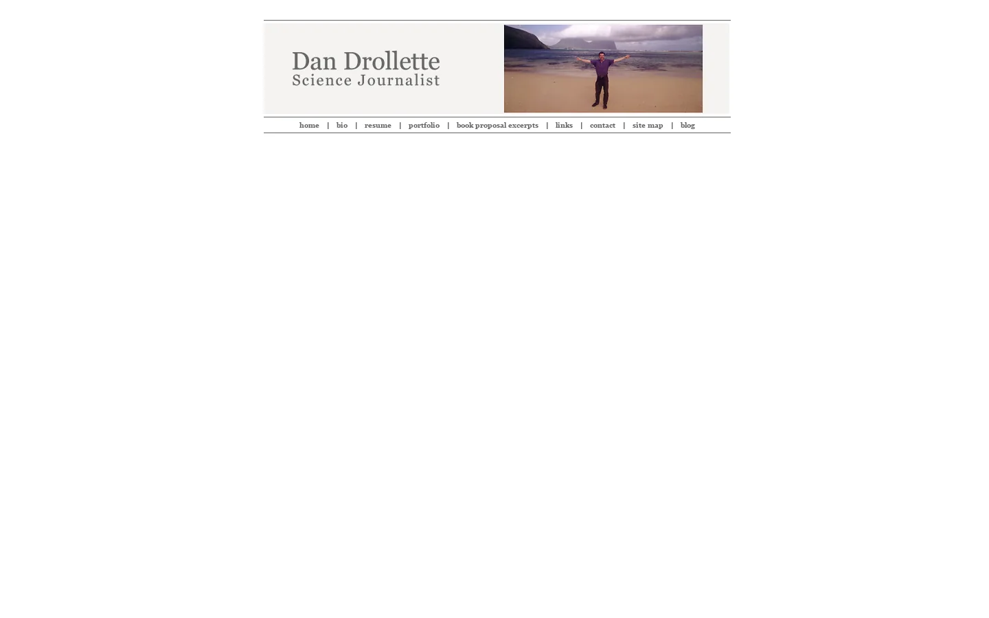 dandrollette.com Homepage screenshot