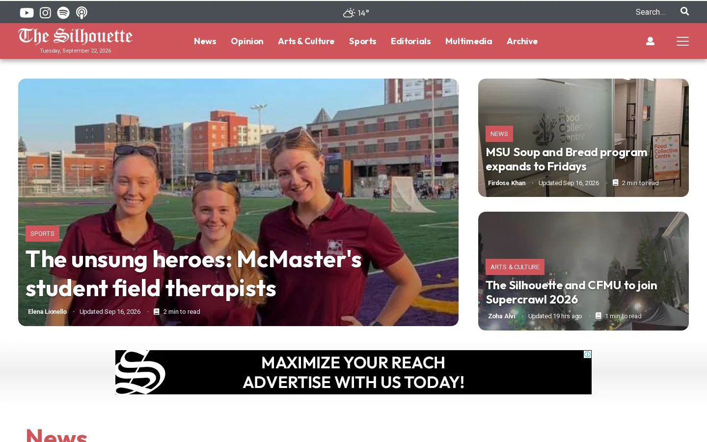 thesil.ca Homepage screenshot