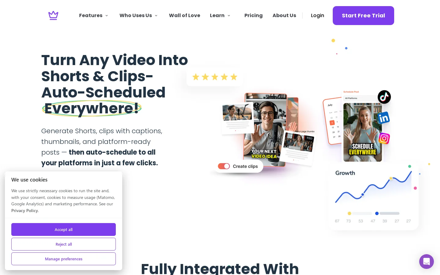 Taja AI Homepage screenshot