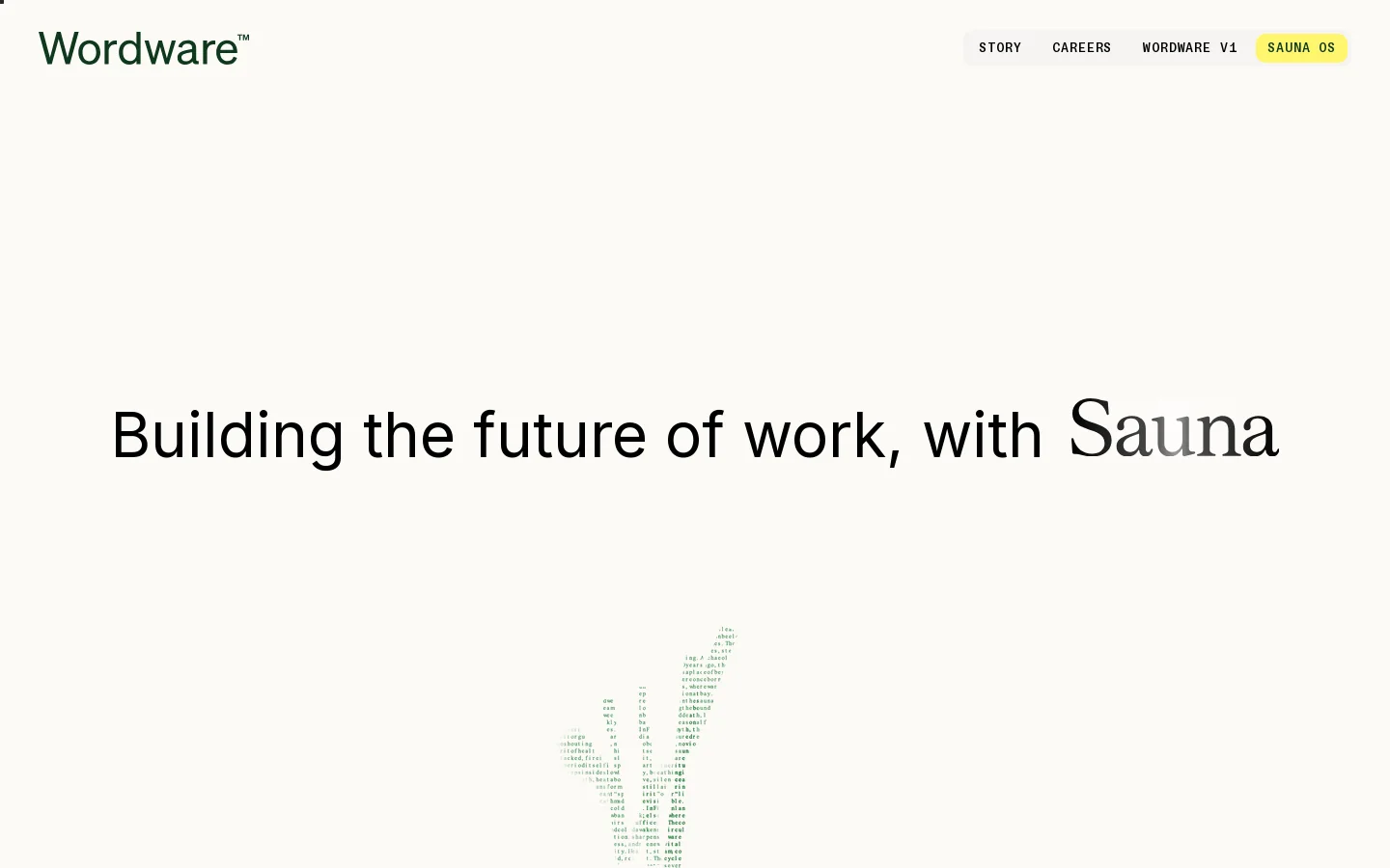 Wordware Homepage screenshot
