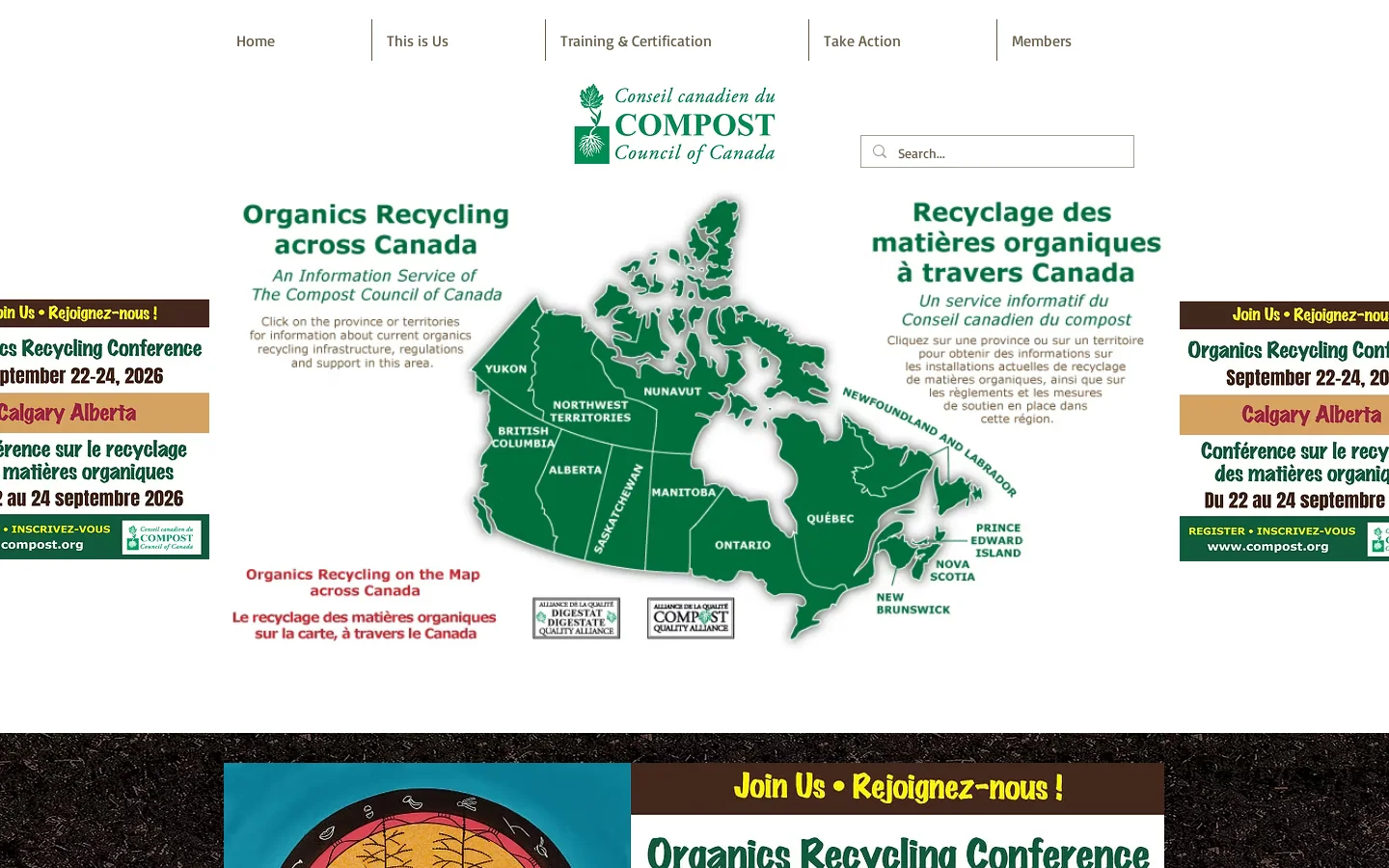 Home | The Compost Council Homepage screenshot