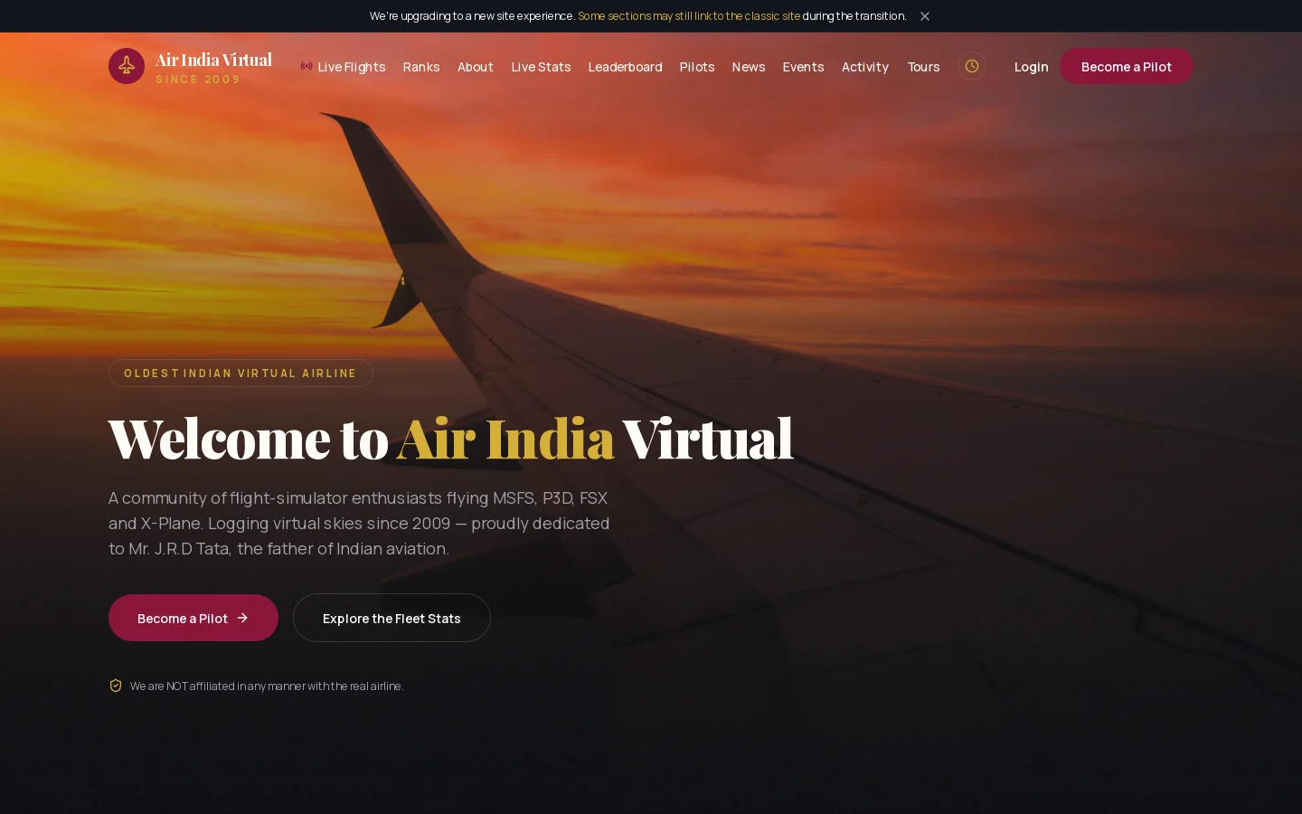 AI Virtual Homepage screenshot