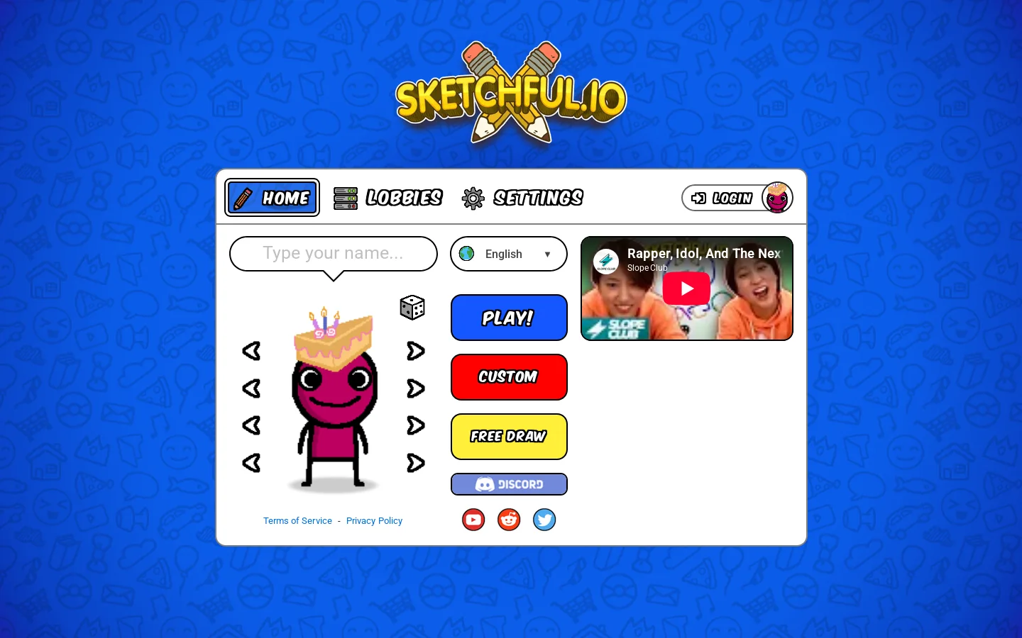Sketchful.io Homepage screenshot