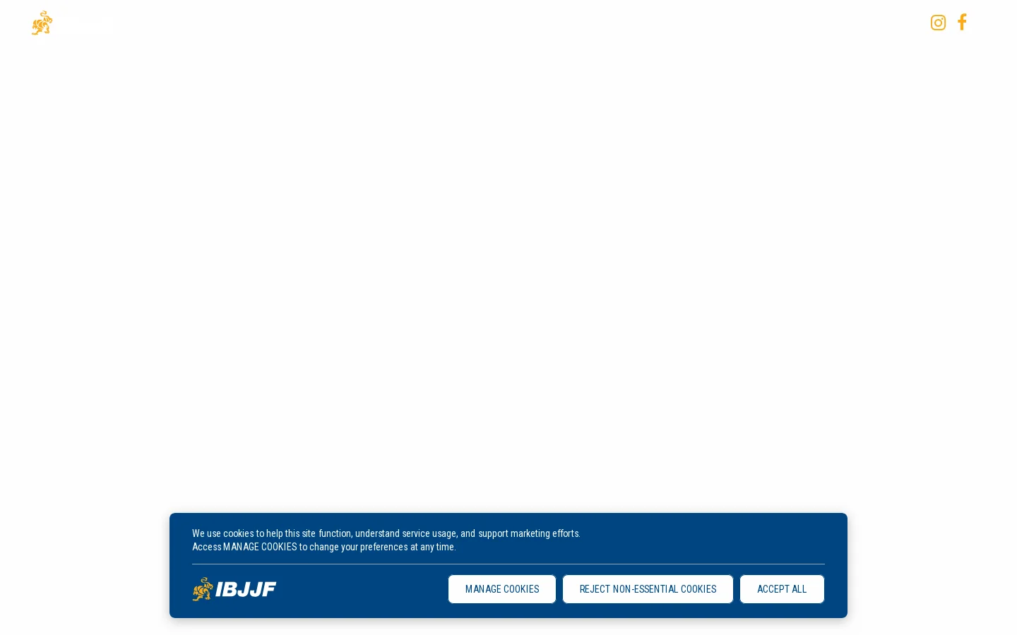 IBJJF Homepage screenshot