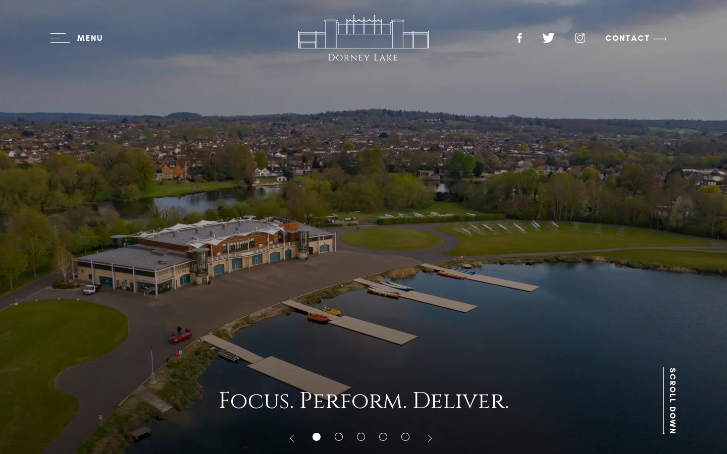 Dorney Lake Homepage screenshot