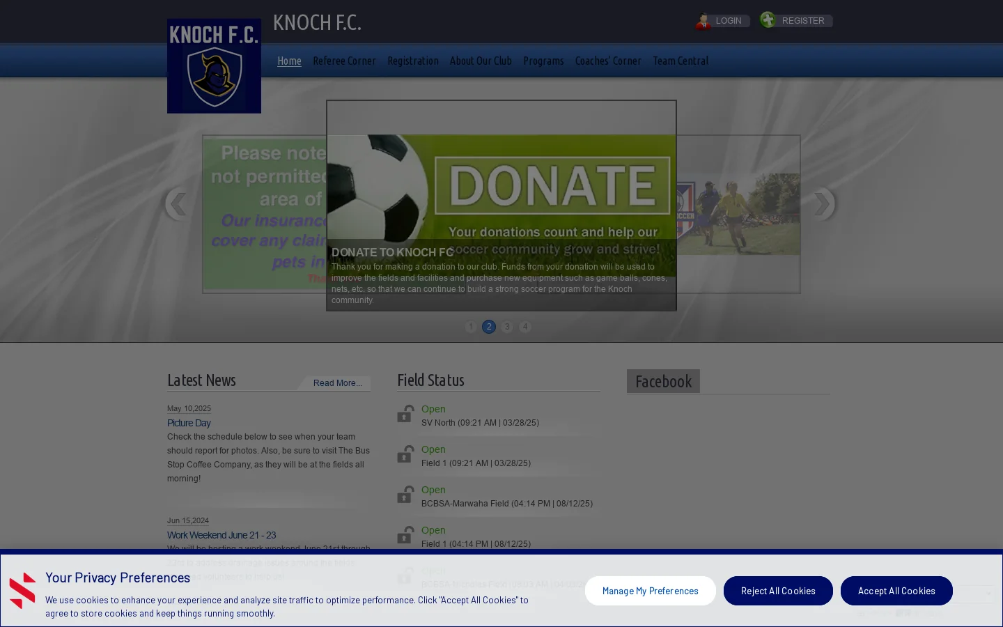 Home Homepage screenshot