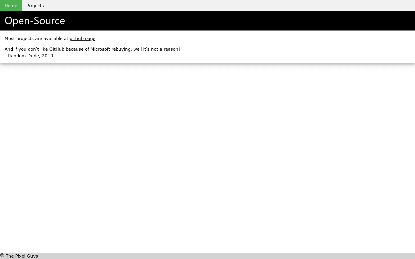 Welcome to Cubyz Homepage screenshot