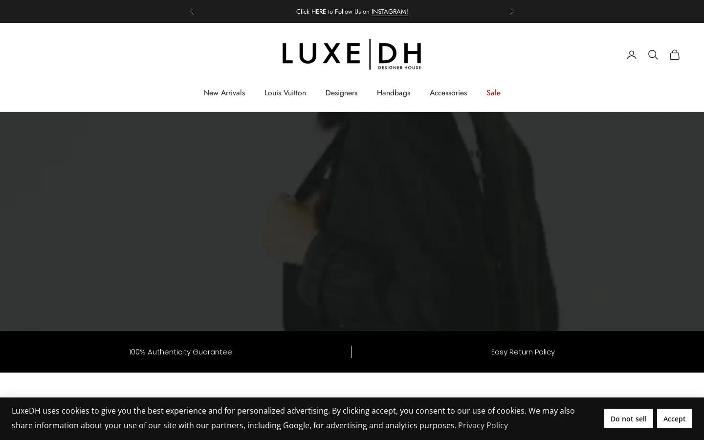 LuxeDH Homepage screenshot