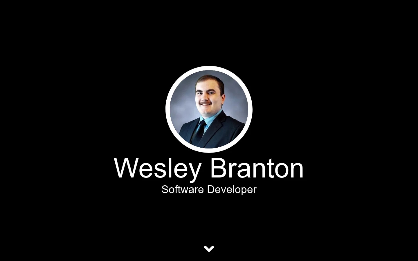Wesley Branton Homepage screenshot