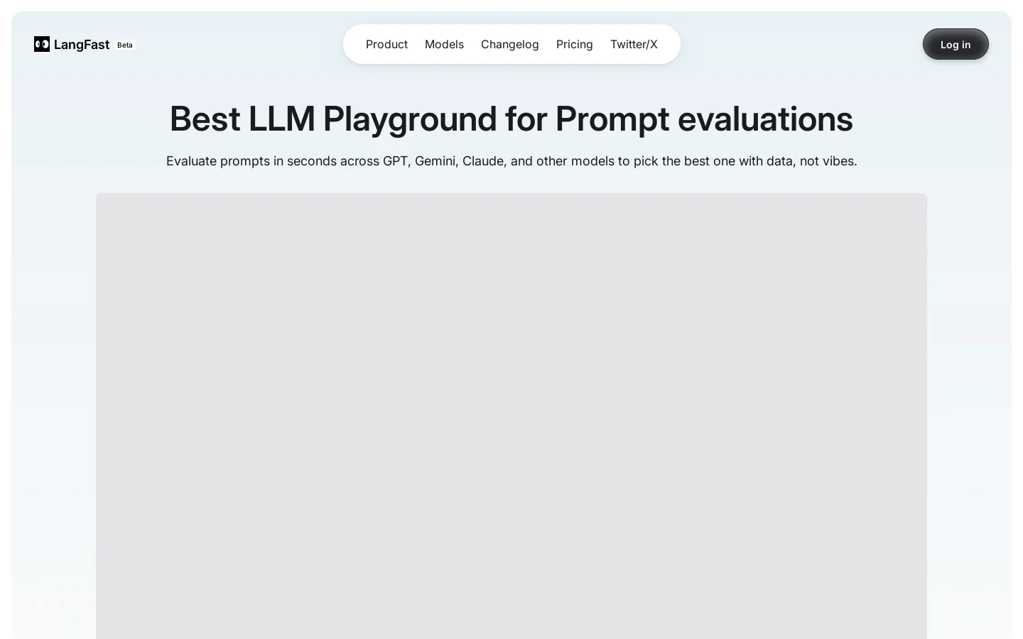 Langfa.st langfa.st A fast, no-signup playground to test and share AI prompt templates. ↗ Homepage screenshot