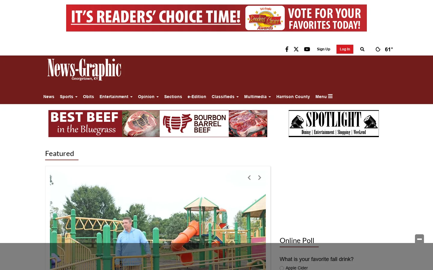 news-graphic.com Homepage screenshot