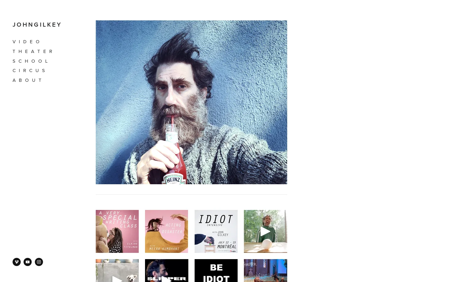JohnGilkey Homepage screenshot