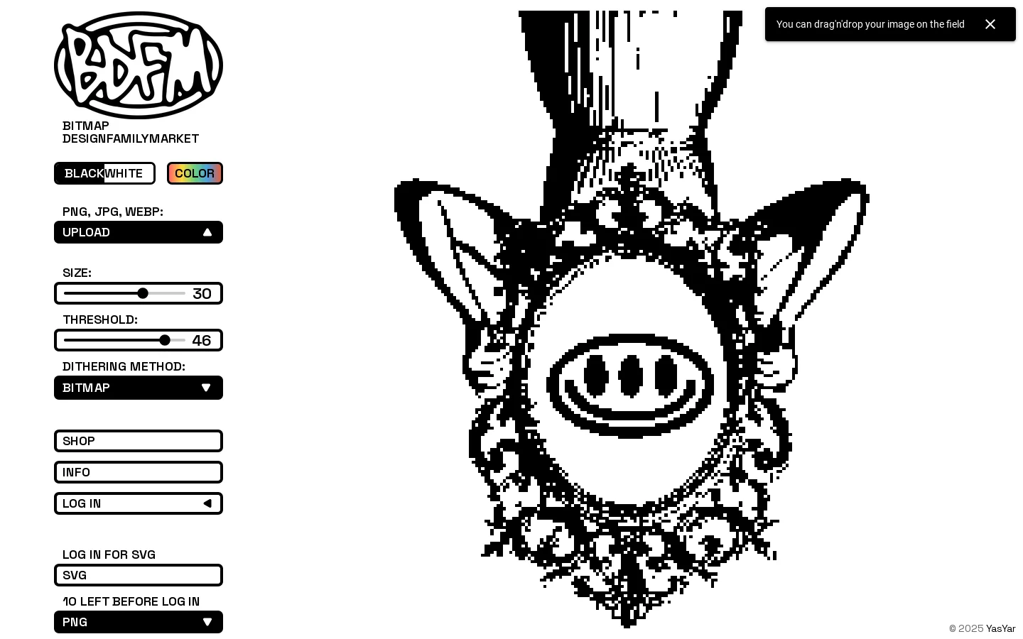 BDFM Homepage screenshot