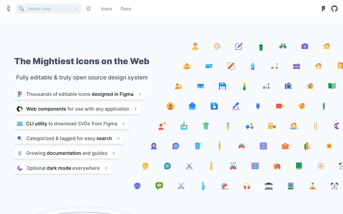 Glyphs Homepage screenshot