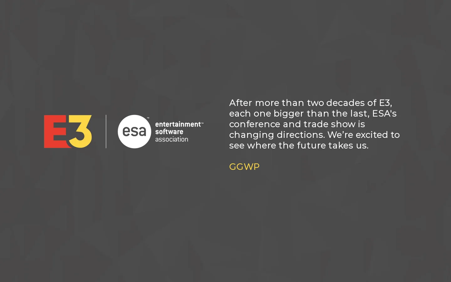 E3 Homepage screenshot