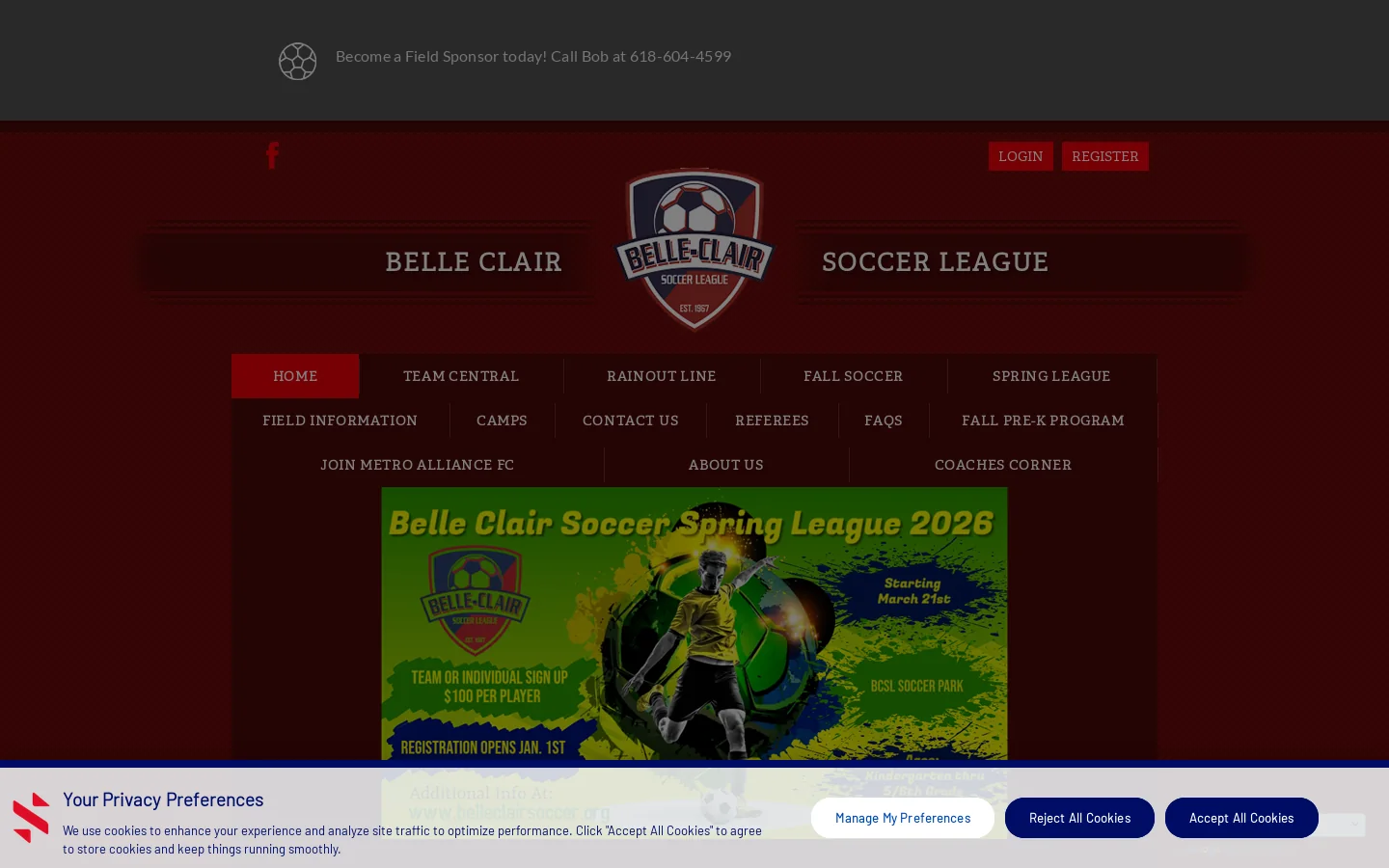 Home Homepage screenshot