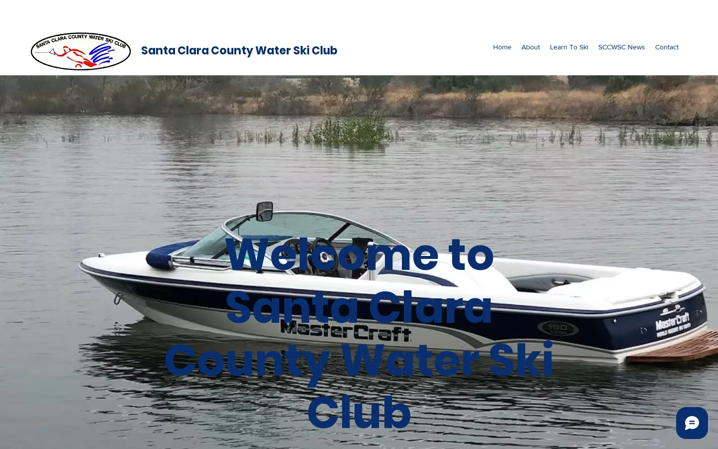 Santa Clara County Water Ski Club Homepage screenshot