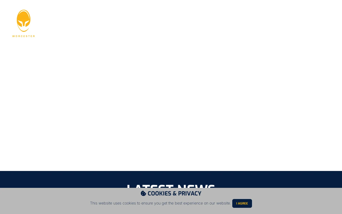 Worcester Warriors | Home Page Homepage screenshot